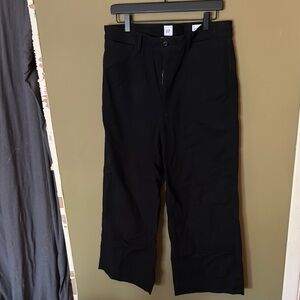 GAP Black Dress Pants Cropped Flat Front